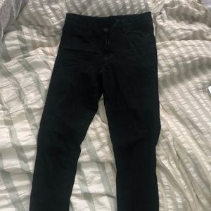 Black High Rise Skinny Jeans